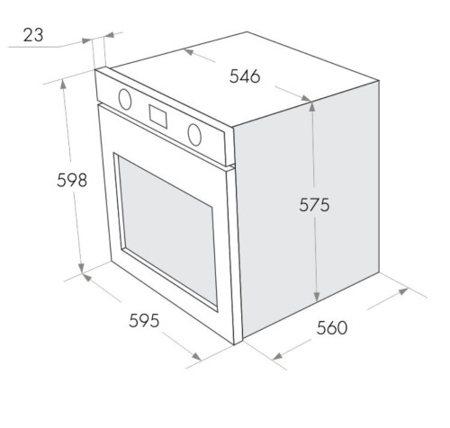 Электрический духовой шкаф MAUNFELD (Маунфилд) MEOF.676IL