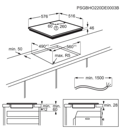 Индукционная варочная панель AEG (АЕГ) IKB64431XB