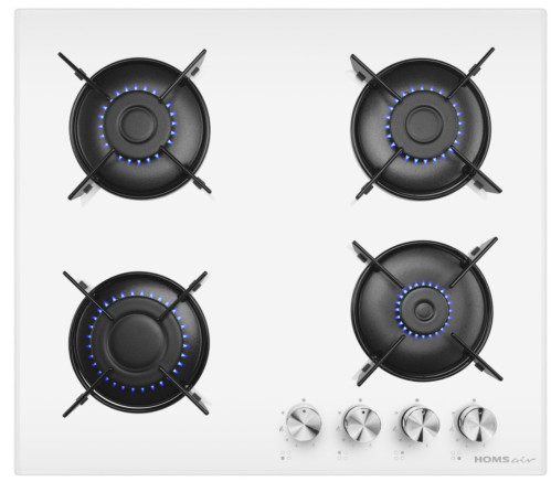 Газовая варочная панель HOMSair (ХОМСэйр) HGG641EWH