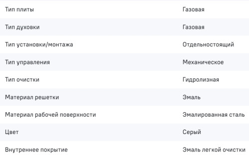 Газовая плита MAUNFELD (Маунфилд) MGC50GEGR08