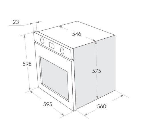 Электрический духовой шкаф MAUNFELD (Маунфилд) MEOFG 676 RILB TRS