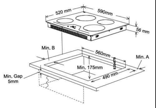 Индукционная варочная панель VestFrost (ВестФрост) VFIND60HL