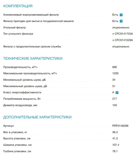 Вытяжка Elica (Элика) HAIKU WH/A/60