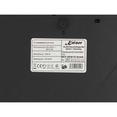 Индукционная варочная панель Kaiser (Кайзер) KCT 6536 FI Avantgarde