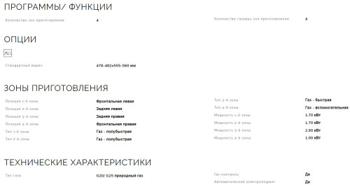 Газовая варочная панель Smeg (Смег) PV864PO