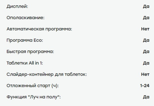 Встраиваемая посудомоечная машина Evelux (Эвелюкс) BD 4501