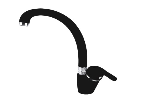 Смеситель для кухни Florentina Омега AV, антрацит