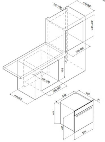 Электрический духовой шкаф Graude (Грауде) DEG 45.0 SG