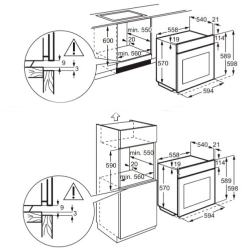 Электрический духовой шкаф Electrolux (Электролюкс) EOF6P76BX