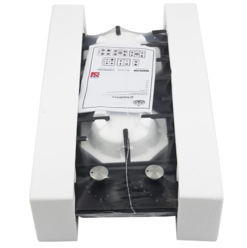 Газовая варочная панель MAUNFELD (Маунфилд) EGHE.32.3EB/G черный + ВИДЕО О ТОВАРЕ