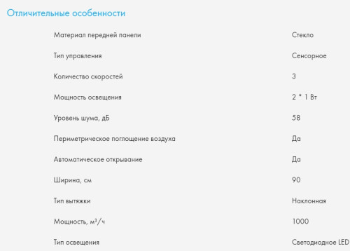 Вытяжка Haier (Хайер) HVX-W992GBA