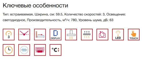 Встраиваемая вытяжка Kuppersberg (Купперсберг) SLIMTOUCH 60 W
