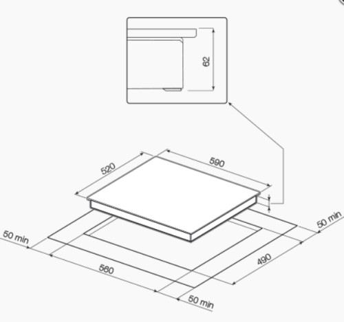 Индукционная варочная панель GRAUDE (Грауде) IK 60.0 KS