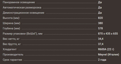 Винный шкаф Meyvel (Мейвел) MV28-KWT2