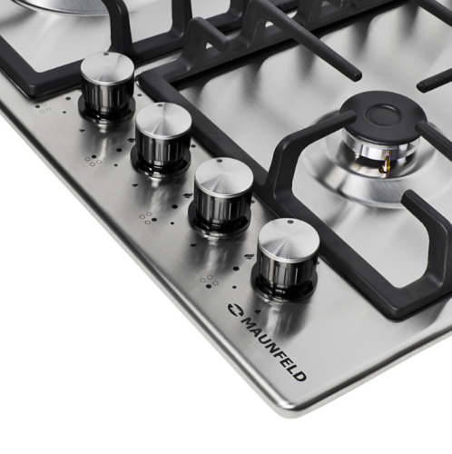 Газовая варочная панель MAUNFELD (Маунфилд) LIGHT EGHS.64.33CS/G нержавеющая сталь + ВИДЕО О ТОВАРЕ