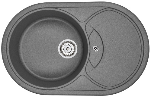 Кухонная мойка Granula (Гранула) GR-7801 gr, графит