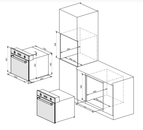 Электрический духовой шкаф Weissgauff (Вайсгауф) EOV 29 PDX