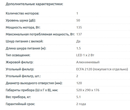Встраиваемая вытяжка Evelux (Эвелюкс) Integral 60 W