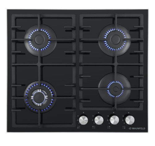 Газовая варочная панель MAUNFELD (Маунфилд) EGHG.64.33CB/G черный + ВИДЕО О ТОВАРЕ