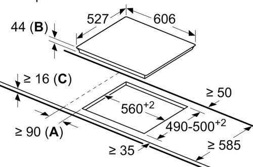 Электрическая варочная панель Bosch (Бош) PKF675FP2E