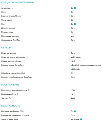 Стиральная машина Gorenje (Горенье) W2NHPI72SCSIRV