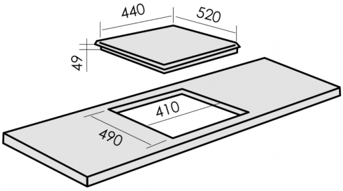Газовая варочная панель MBS PG-453IV