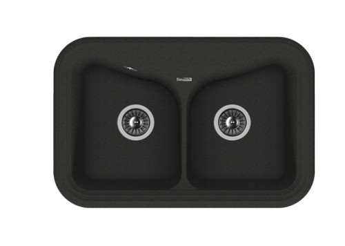 Кухонная мойка Florentina (Флорентина) Крит 780А, черный