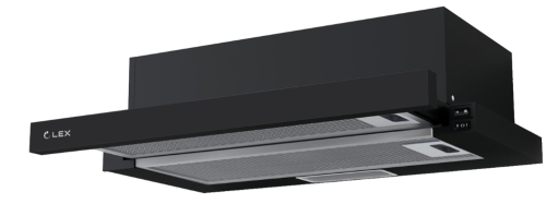 Встраиваемая вытяжка Lex (Лекс) HUBBLE 600 BLACK