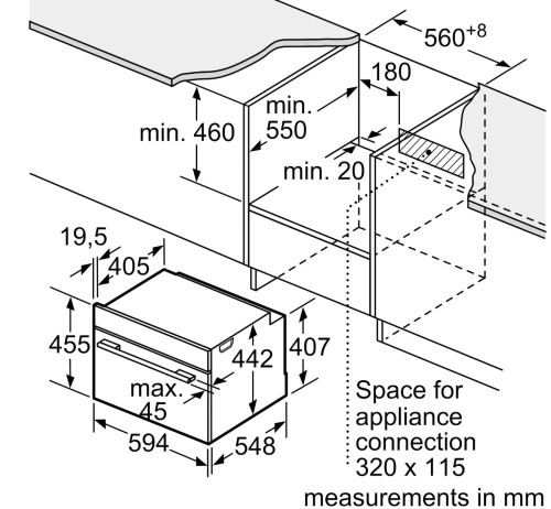 Электрический духовой шкаф Bosch (Бош) CMG656BS1M
