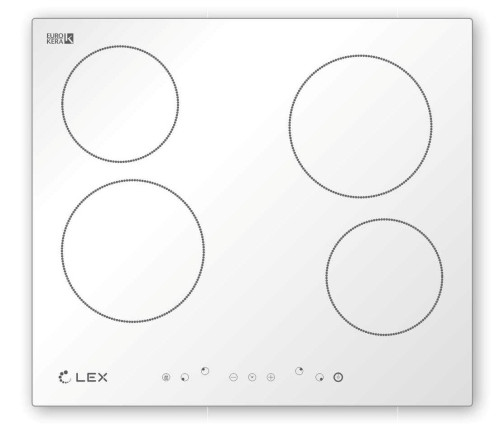 Электрическая варочная панель Lex (Лекс) EVH 640 WH