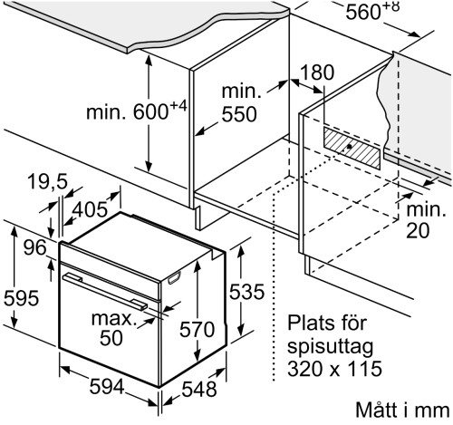 Электрический духовой шкаф Bosch (Бош) HBG4795B1S