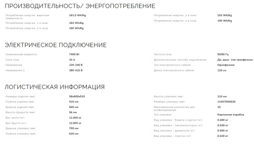 Индукционная варочная панель Smeg (Смег) SI4642B