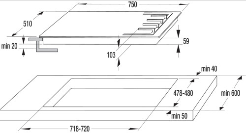 Газовая варочная панель Gorenje (Горенье) GW 75 CLI