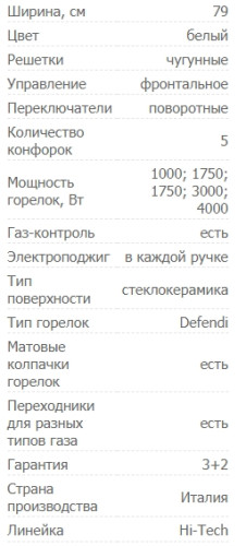 Газовая варочная панель Zigmund-Shtain (Зигмунд-Штайн) MN 165.71 W