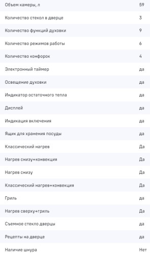 Электрическая плита MAUNFELD (Маунфилд) MEC57CW08TD