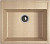 Кухонная мойка Dr.Gans (Доктор Ганс) "НИКА 570" 570x510x217 цвет терра