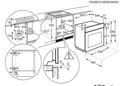 Электрический духовой шкаф Electrolux (Электролюкс) EOB7S31X