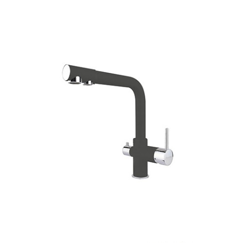 Смеситель FL-02 Арес, цвет антрацит