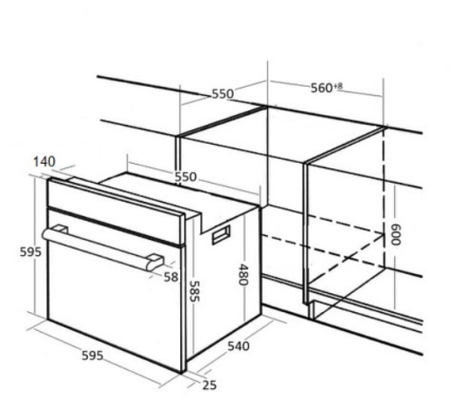 Электрический духовой шкаф Kuppersberg (Купперсберг) SR 605 C Bronze