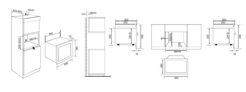 Встраиваемая микроволновая печь Weissgauff (Вайсгауф) HMT-206