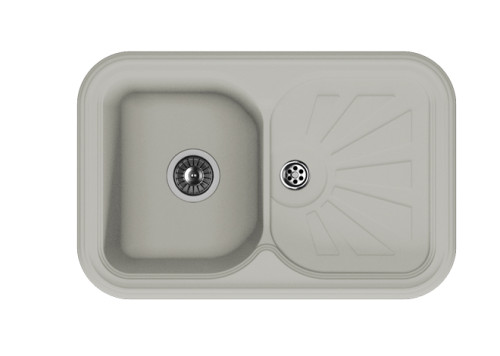 Кухонная мойка Florentina (Флорентина) Крит 780, грей