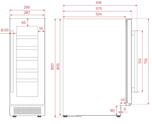 Встраиваемый винный шкаф Teka (Тека) RVU 10020