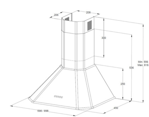 Вытяжка Korting (Кёртинг) KHC 9839 RGN