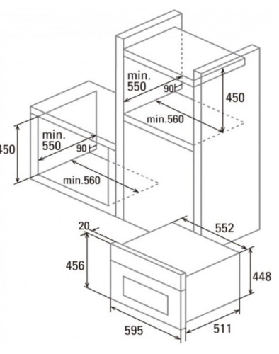 Электрический духовой шкаф Cata (Ката) MD5008WH