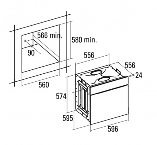 Электрический духовой шкаф Cata (Ката) MRA7108IV