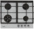 Газовая варочная панель Simfer (Симфер) H60L41W511