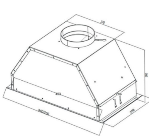 Встраиваемая вытяжка Kuppersberg (Купперсберг) INTRO 70 X