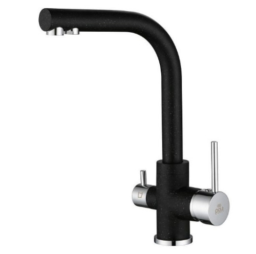 Смеситель для кухни Paulmark (Паульмарк) Essen Es213011-308, черный