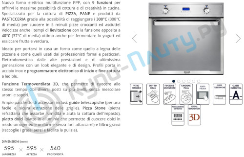 Электрический духовой шкаф DeLonghi (ДеЛонги) SLM 9 RUS + ВИДЕО