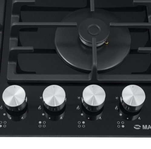 Газовая варочная панель MAUNFELD (Маунфилд) EGHG.64.33CB/G черный + ВИДЕО О ТОВАРЕ